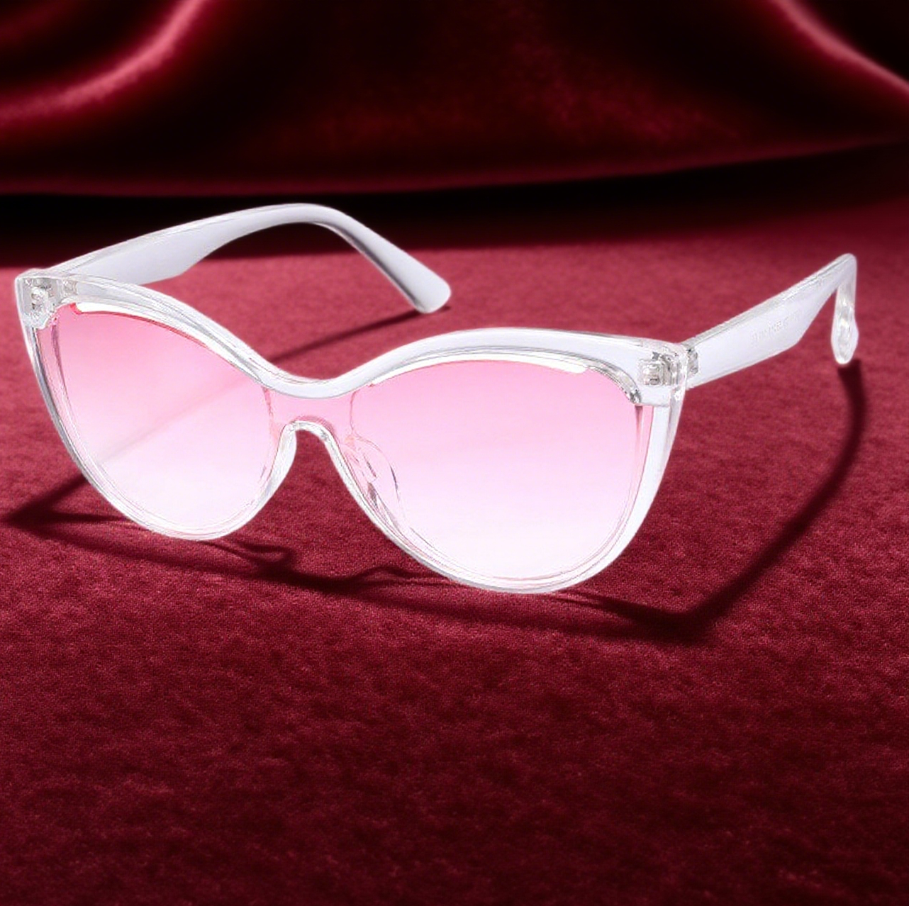 Trendy Cat-Eye Cut-Out Sunglasses