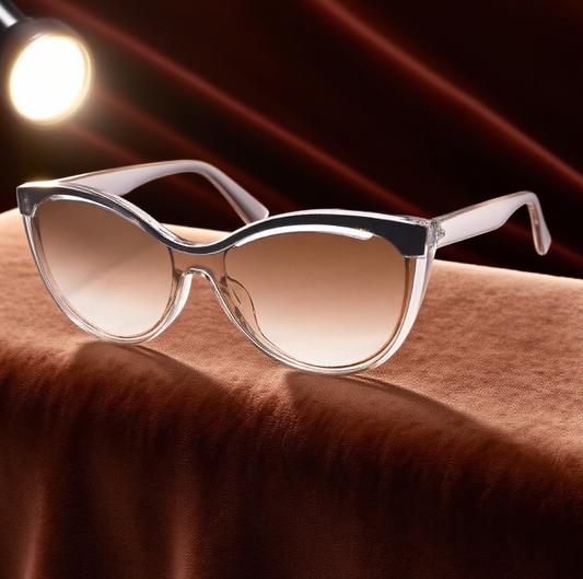 Trendy Cat-Eye Cut-Out Sunglasses