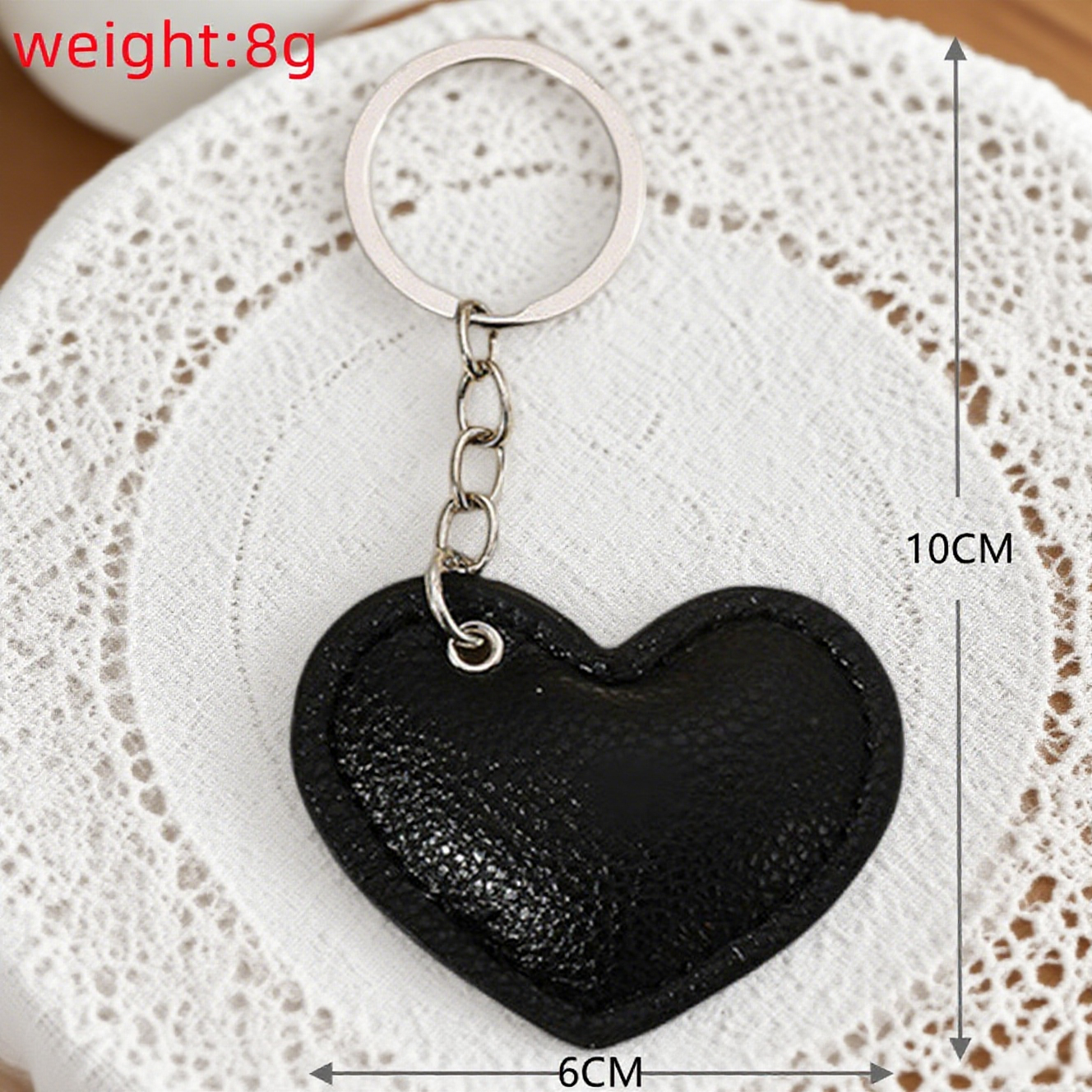 Love Leather Valentine'S Day Bag Accessory Keychain