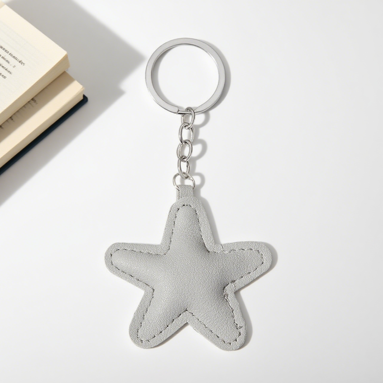 Multicolor Star PU Bag Accessories Keychain