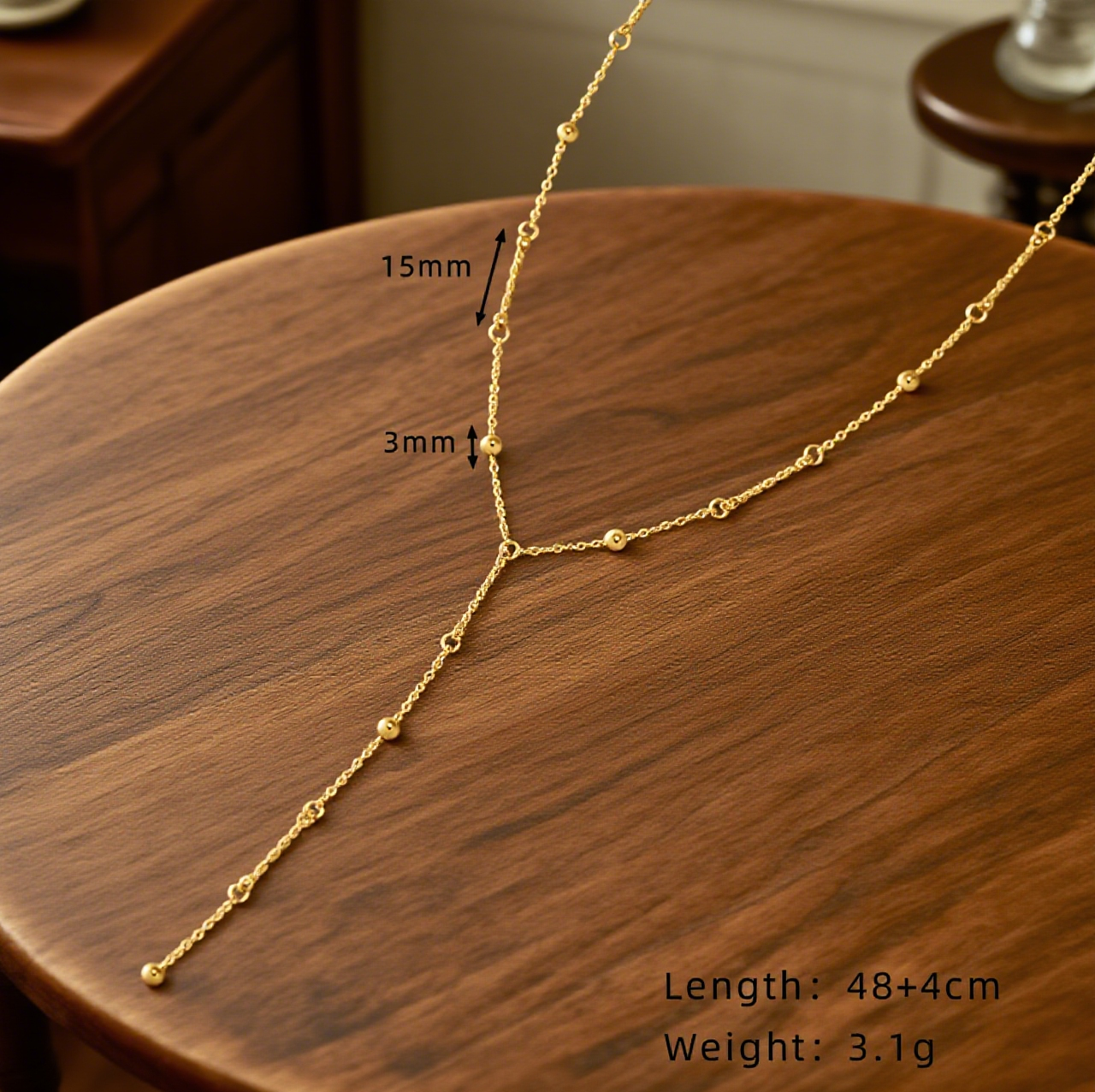 Fashion Lasso Y-Shaped Tassel Necklace