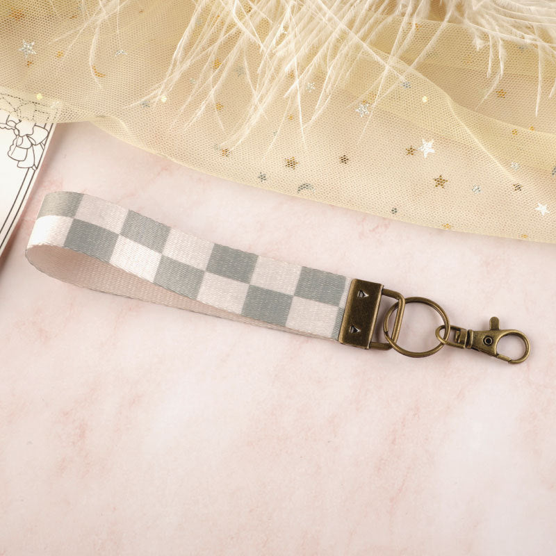 Bow & Floral Wristlet Keychain