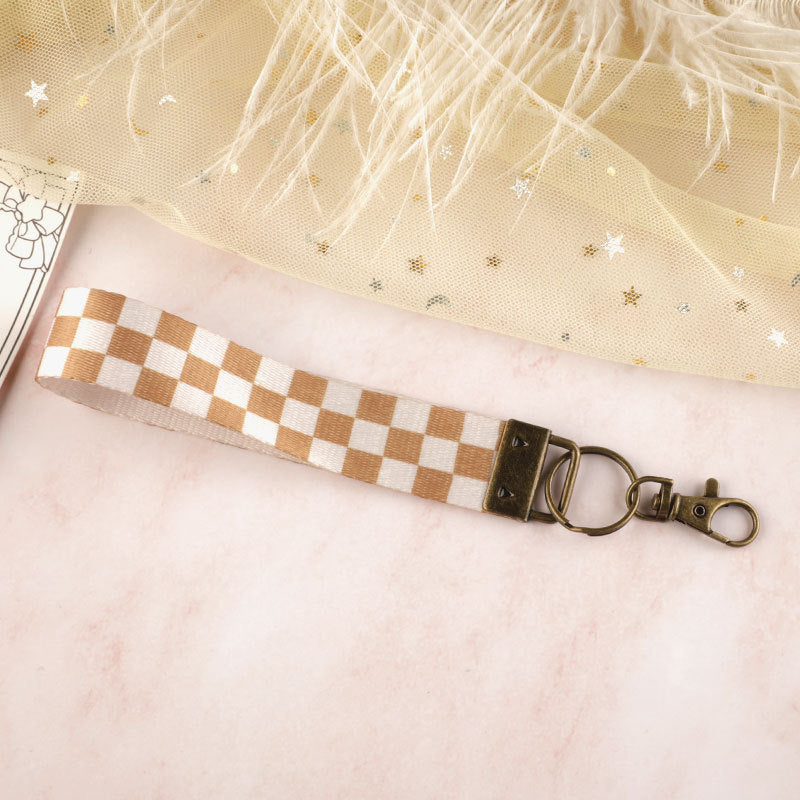 Bow & Floral Wristlet Keychain