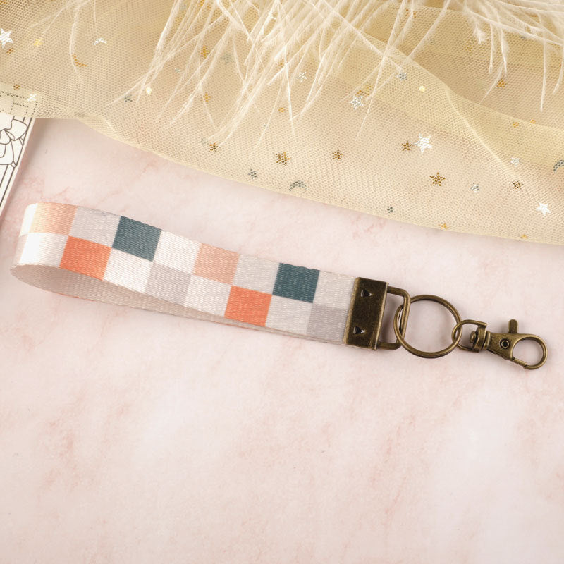 Bow & Floral Wristlet Keychain