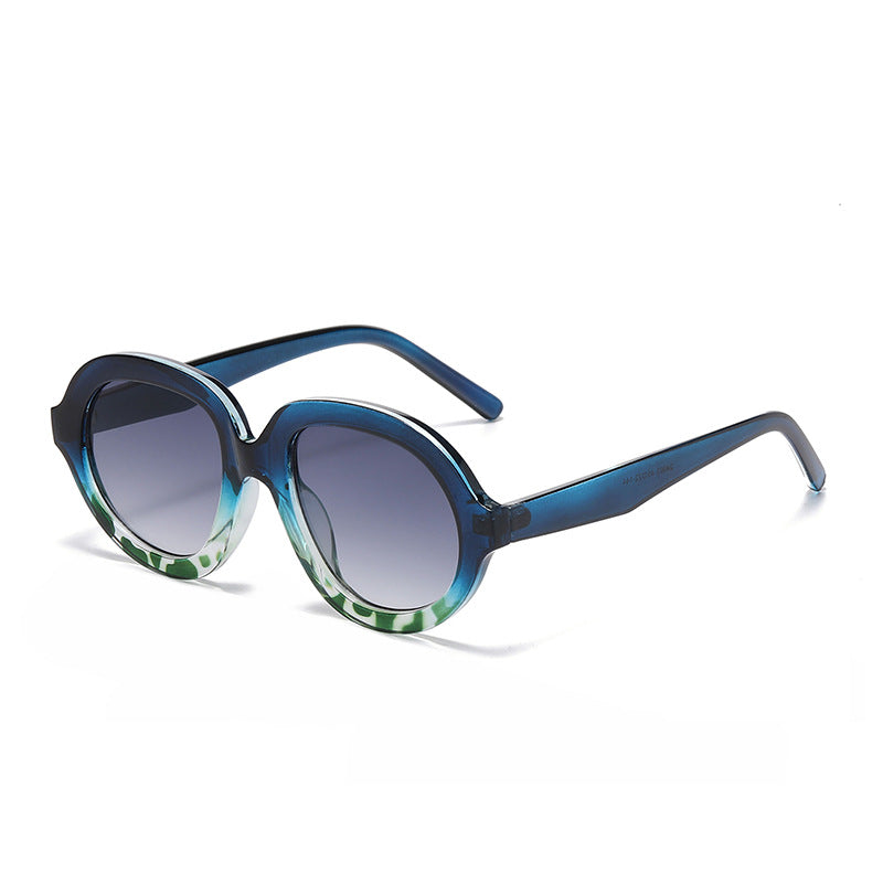 Vintage Large Round Frame Sunglasses
