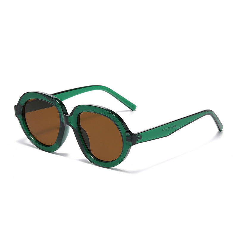 Vintage Large Round Frame Sunglasses