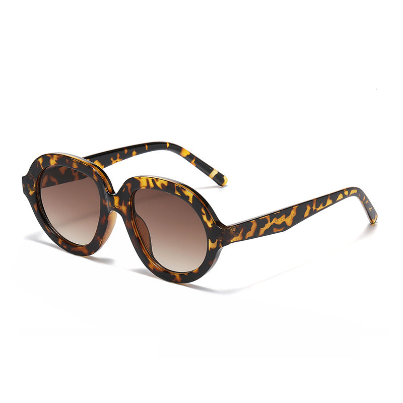 Vintage Large Round Frame Sunglasses